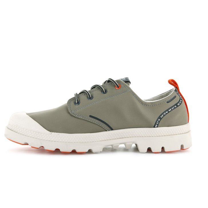 Dámské Oxfordky Palladium Pallafin RC LOW WP+ Olivy Zelené | CZ NCZ-68J